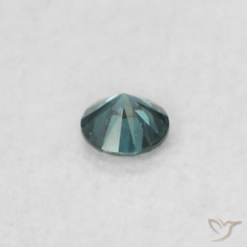Diamante Blu naturale da 0.02 ct, Rotondo, VS