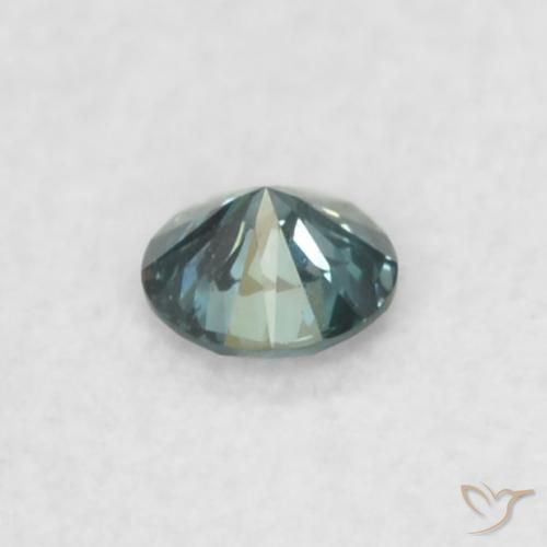 Diamante Blu naturale da 0.03 ct, Rotondo, VS