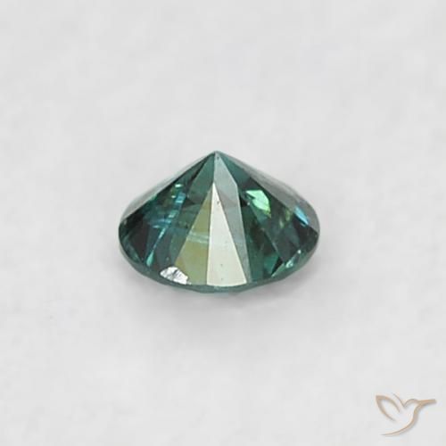 Diamante Blu naturale da 0.03 ct, Rotondo, SI