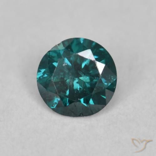 Diamante Verde naturale da 0.12 ct, Rotondo, SI