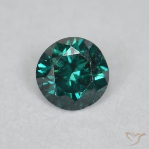 0.04ct Naturale Verde Diamante, Rotondo, VVS-VS