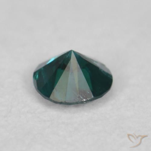Diamante Verde naturale da 0.04 ct, Rotondo, VVS-VS