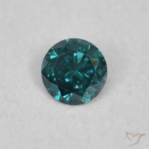 Diamante Verde naturale da 0.04 ct, Rotondo, VVS-VS