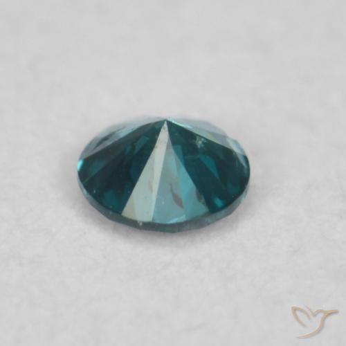 Diamante Verde naturale da 0.04 ct, Rotondo, VVS-VS
