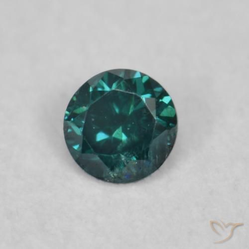 Diamante Verde naturale da 0.04 ct, Rotondo, SI