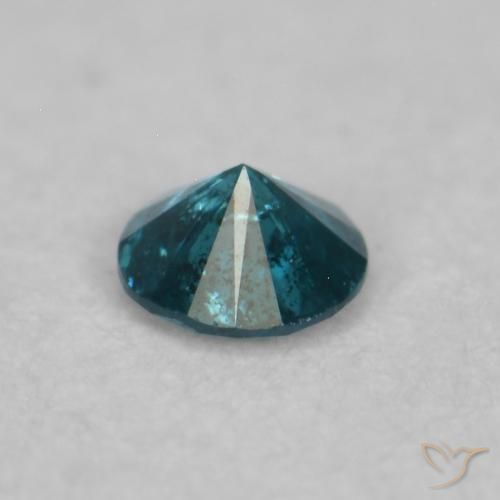 Diamante Blu naturale da 0.04 ct, Rotondo, SI