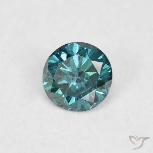 Diamante Verde naturale da 0.04 ct, Rotondo, VVS-VS