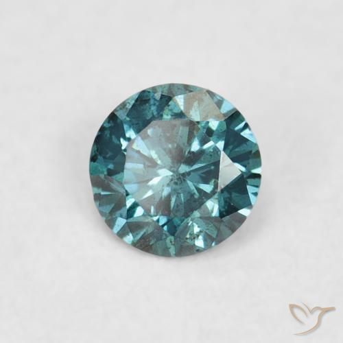 Diamante Verde naturale da 0.05 ct, Rotondo, VVS-VS