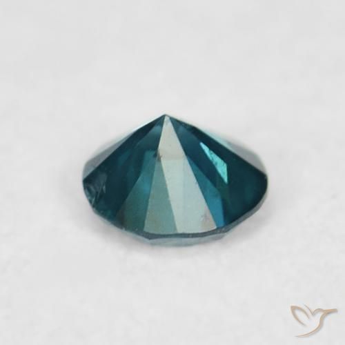 Diamante Blu naturale da 0.05 ct, Rotondo, VVS-VS