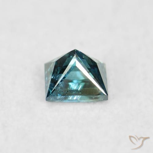 Diamante Blu naturale da 0.06 ct, Quadrato, VS