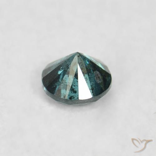 Diamante Blu naturale da 0.05 ct, Rotondo, VS