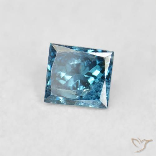 Diamante Blu naturale da 0.02 ct, Quadrato, VS