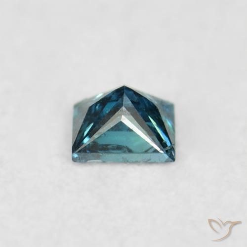 Diamante Blu naturale da 0.02 ct, Quadrato, VS