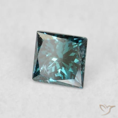Diamante Verde naturale da 0.07 ct, Quadrato, VS