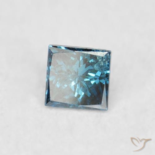 Diamante Blu naturale da 0.05 ct, Quadrato, VS-SI