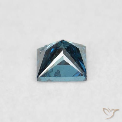 Diamante Blu naturale da 0.05 ct, Quadrato, VS-SI