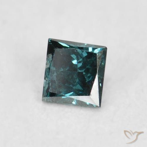 Diamante Verde naturale da 0.05 ct, Quadrato, VS-SI