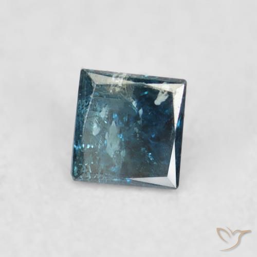 Diamante Blu naturale da 0.07 ct, Quadrato, VS-SI