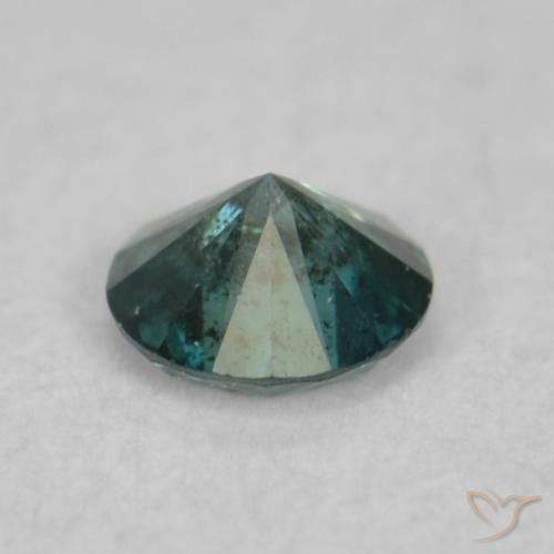 Diamante Verde naturale da 0.06 ct, Rotondo, VS-SI