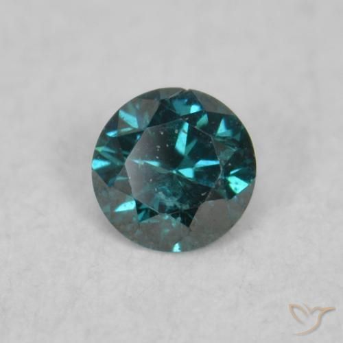 Diamante Verde naturale da 0.03 ct, Rotondo, VS-SI