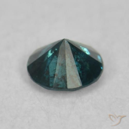 Diamante Blu naturale da 0.07 ct, Rotondo, VS-SI
