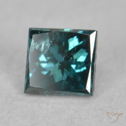 Diamante Verde naturale da 0.07 ct, Quadrato, VS-SI