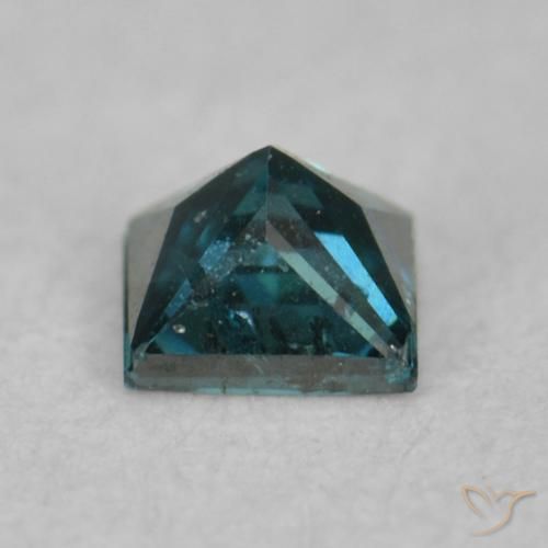 Diamante Verde naturale da 0.07 ct, Quadrato, VS-SI