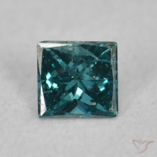 0.05ct Naturale Verde Diamante, Quadrato, VS-SI