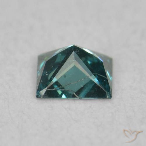 Diamante Verde naturale da 0.05 ct, Quadrato, VS-SI