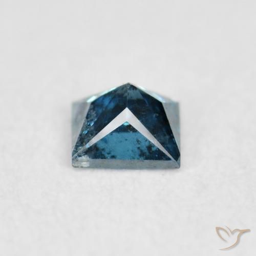 Diamante Blu naturale da 0.06 ct, Quadrato, VS-SI