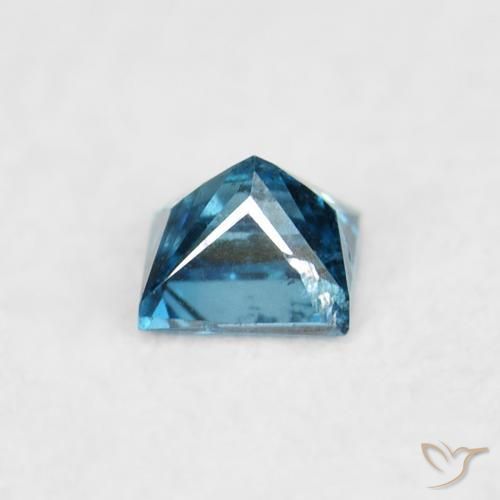 Diamante Blu naturale da 0.05 ct, Quadrato, VS-SI