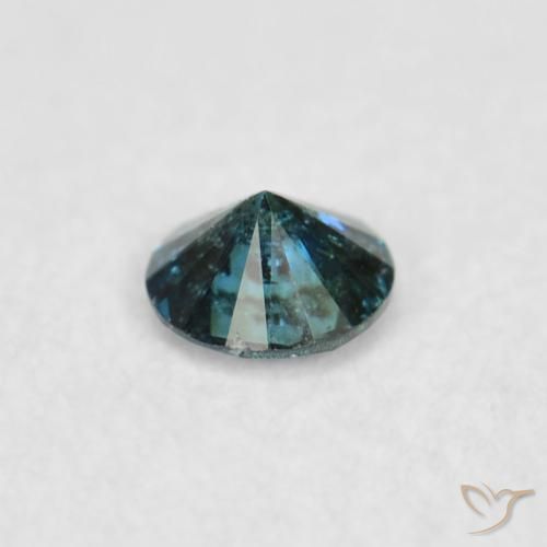 Diamante Verde naturale da 0.05 ct, Rotondo, VS-SI