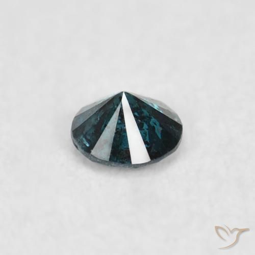 Diamante Blu naturale da 0.05 ct, Rotondo, VS-SI