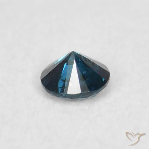 Diamante Blu naturale da 0.04 ct, Rotondo, VS-SI