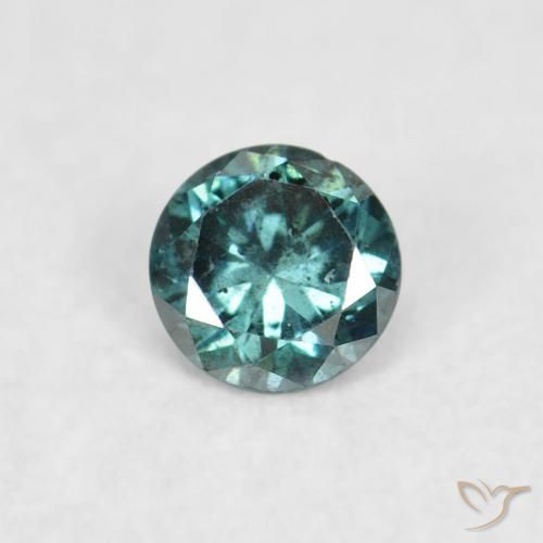 0.05ct Naturale Verde Diamante, Rotondo, VS-SI