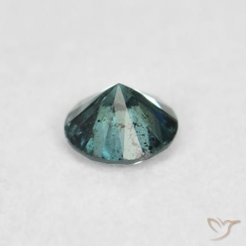 Diamante Verde naturale da 0.05 ct, Rotondo, VS-SI