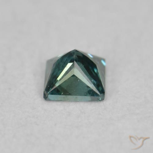Diamante Blu naturale da 0.05 ct, Quadrato, VS