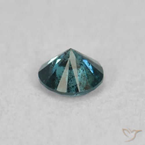 Diamante Blu naturale da 0.05 ct, Rotondo, SI