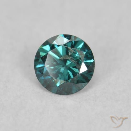 Diamante Verde naturale da 0.05 ct, Rotondo, SI