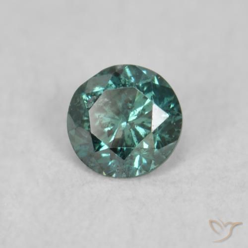 Diamante Verde naturale da 0.07 ct, Rotondo, SI