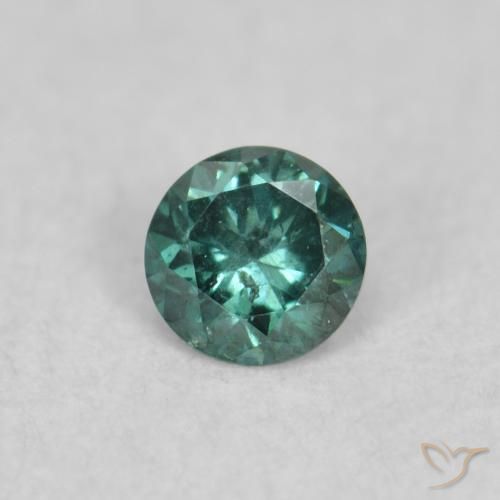0.05ct Naturale Verde Diamante, Rotondo, SI