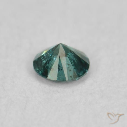 Diamante Verde naturale da 0.05 ct, Rotondo, SI