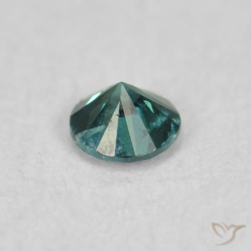 Diamante Verde naturale da 0.05 ct, Rotondo, SI