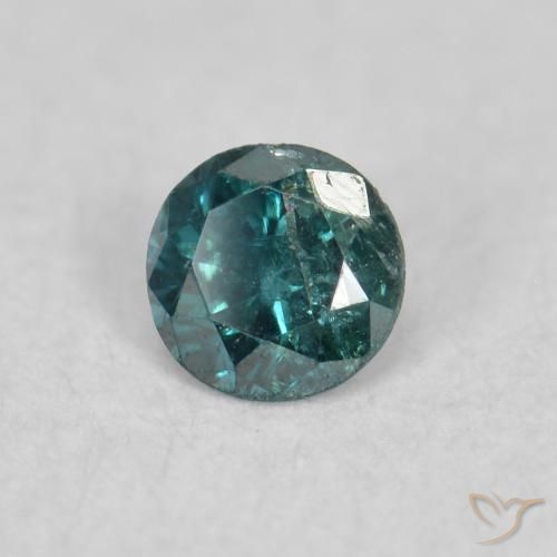 Diamante Verde naturale da 0.05 ct, Rotondo, SI