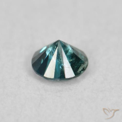 Diamante Verde naturale da 0.05 ct, Rotondo, SI