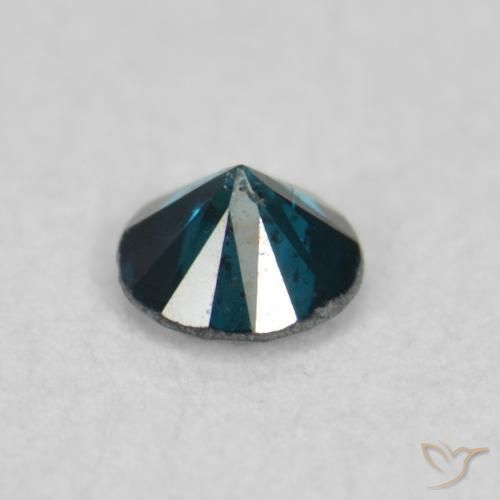 Diamante Blu naturale da 0.07 ct, Rotondo, VS