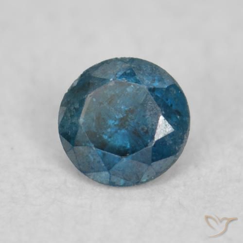 Diamante Blu naturale da 0.04 ct, Rotondo, SI