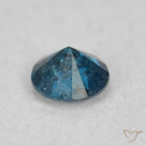 Diamante Blu naturale da 0.04 ct, Rotondo, SI