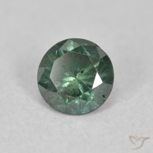Diamante Verde naturale da 0.21 ct, Rotondo, VS-SI