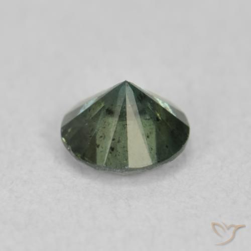 Diamante Verde naturale da 0.21 ct, Rotondo, VS-SI